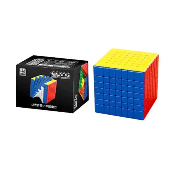 Nessiworld 1174 Moyu Meilong 7x7 Manyetik Küp -Başeltoys