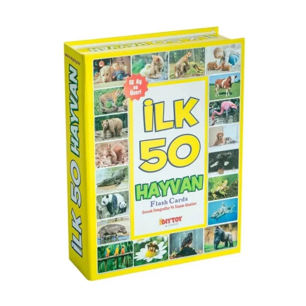 NessiWorld 1352FlashCardsİlk50Hayvan-Dıytoy