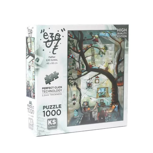 Nessiworld 20731 Father-Ezo Sunal 1000 Parça Puzzle -KS Puzzle
