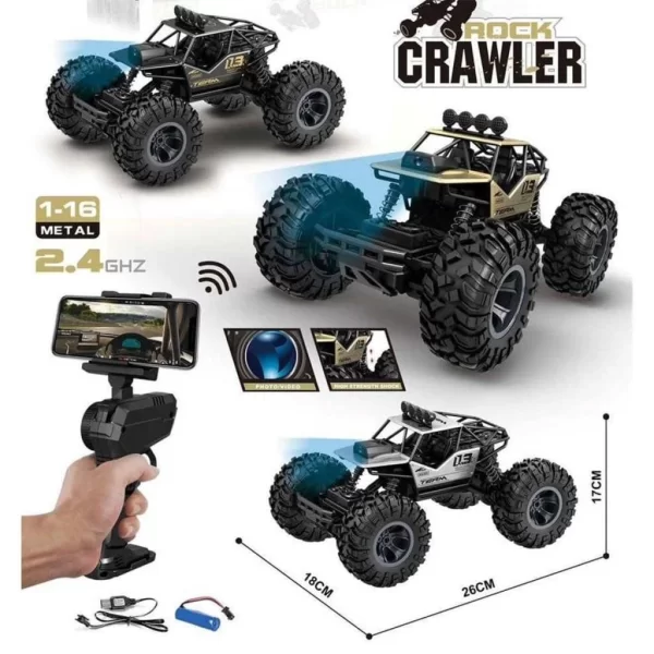 Nessiworld 2095 1 16 4X4 Wifi Kameralı Rock Crawler  -Gepettoys