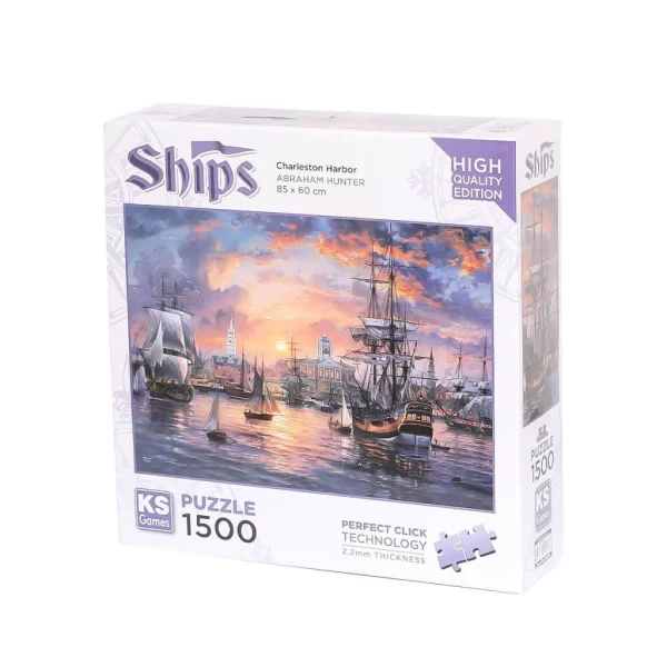 Nessiworld 22026 Charleston Harbor 1500 Parça -Ks Puzzle