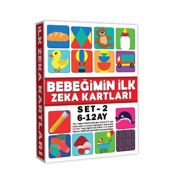 Nessiworld 2205 Eğitici Kartlar 6-12 Ay Zeka Kartları -Dıytoys