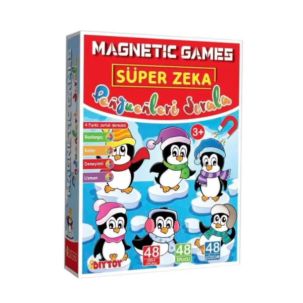 Nessiworld 2397 Manyetik Magnet Penguenleri Sırala -Dıytoys