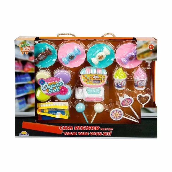 Nessiworld 2570 Mini Yazar Kasalı Alışveriş Seti -Sunman