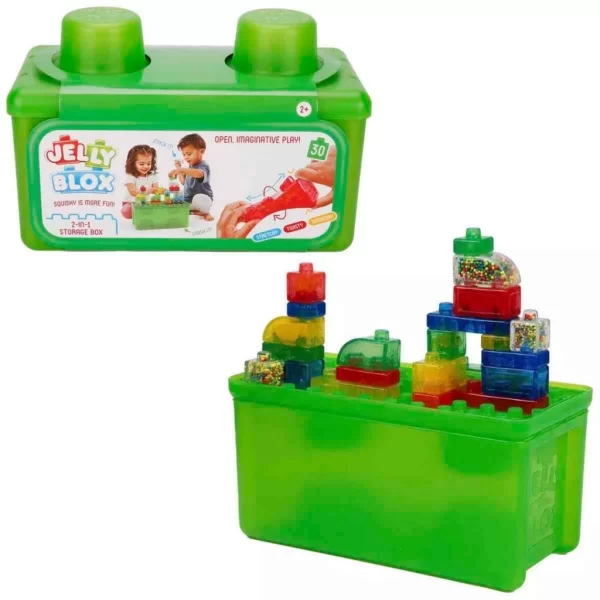 Nessiworld 2in1 Jelly Blox Saklama Kutulu Blok Seti 30 Parça