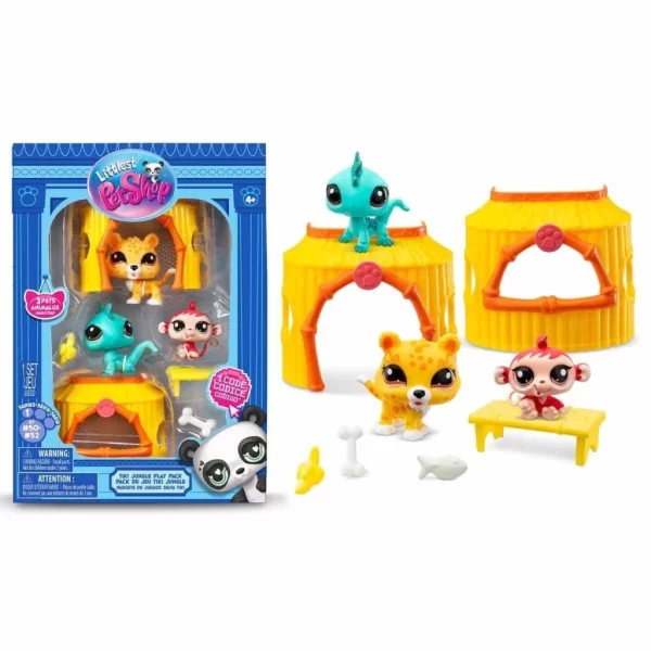 Nessiworld 3005158 Littlest Pet Shop Minişler Orman Oyun Seti S1 -Sunman