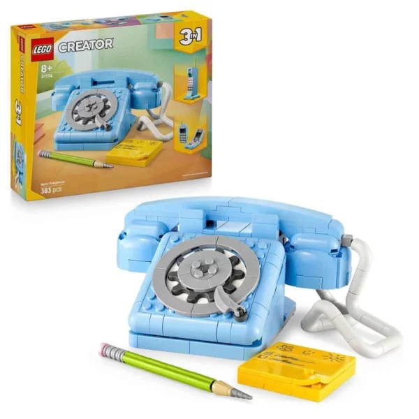 Nessiworld 31174 Lego Creator 3in1 - Retro Telefon 383 parça +8 yaş