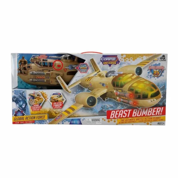 NessiWorld 33938 The Corps Universe Beast Bomber Sesli ve Işıklı Askeri Uçak