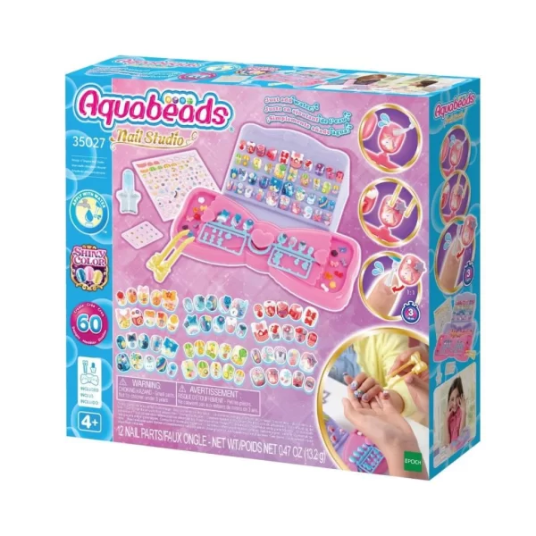 Nessiworld 35027 AquaBeads Tasarla ve Sergile Tırnak Atölyesi +4 yaş