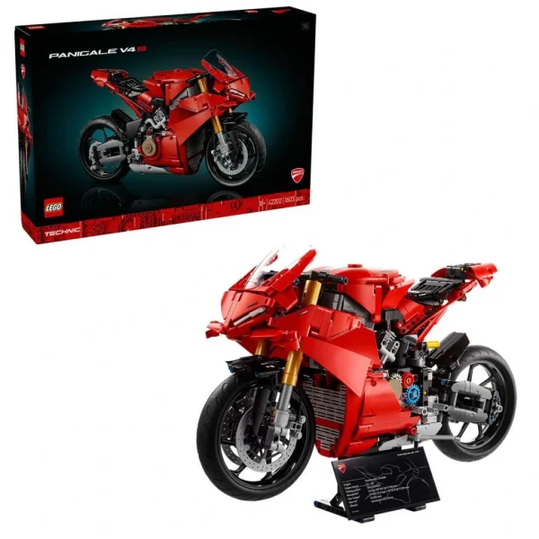 Nessiworld 42202 Lego Technic Ducati Panigale V4 S Motosiklet 1603 parça +18 yaş