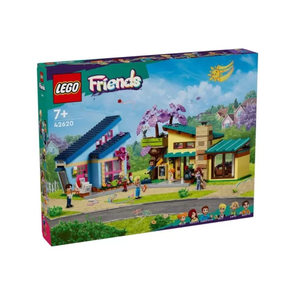 Nessiworld 42620 LEGO® Friends Olly ve Paisleynin Aile Evleri 1126 parça +7 yaş
