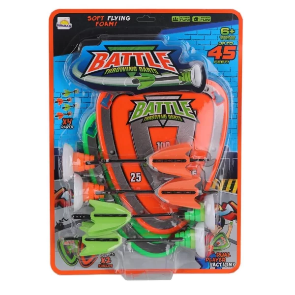 Nessiworld 4305 SUN-YFN-DART-BATTLE THROWİNG 2 HEDEFLİ 4 OKLU DART