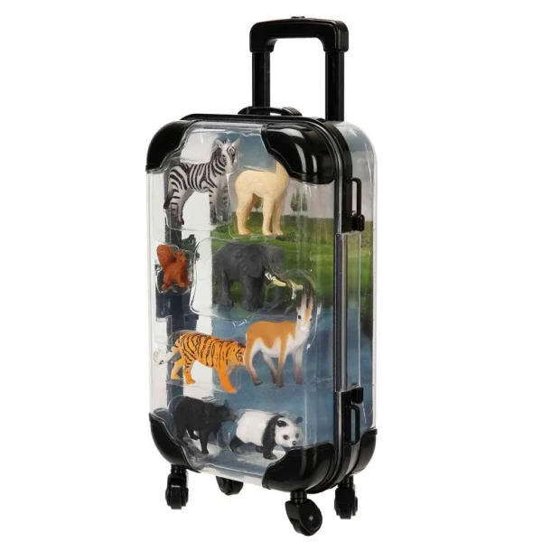 Nessiworld 5003 SUN-YFN-FİGÜR HAYVAN SET VALİZLİ 8PRÇ 2A 6D