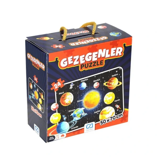 Nessiworld 5026 CA Games, Gezegenler / 24 parça Puzzle / +3 yaş