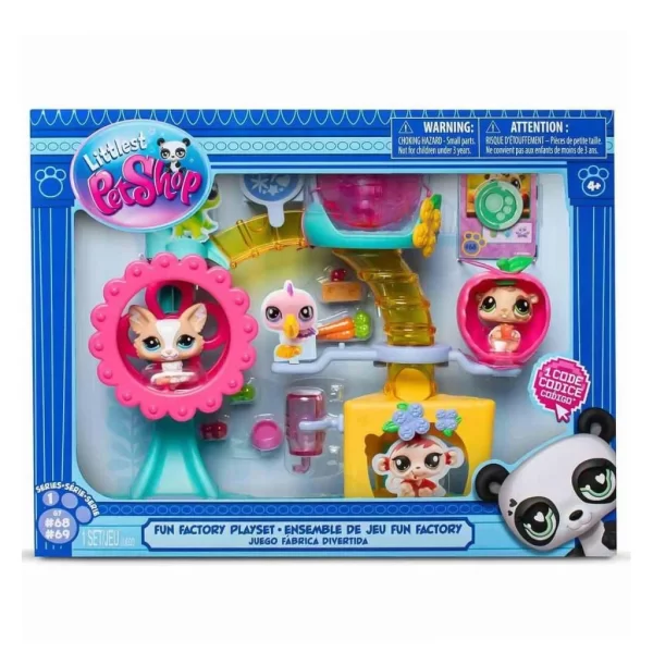 Nessiworld 5196 Littlest Pet Shop Minişler Eğlence Fabrikası Oyun Seti S1 -Sunman