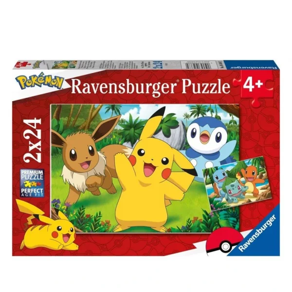 Nessiworld 56682 Pokemon 2x24 parça Ravensburger Puzzle
