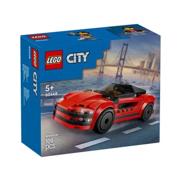 Nessiworld 60448 Lego City Kırmızı Spor Araba 109 parça +5 yaş