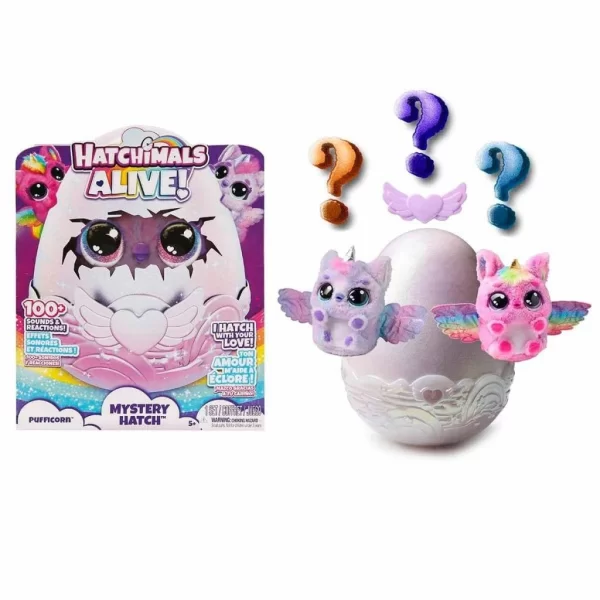 Nessiworld 6069132 Hatchimals Alive Secret Hatch Pufficorn