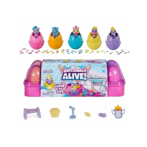 Nessiworld 6071092 Hatchimals Alive 6lı Mini Sürpriz