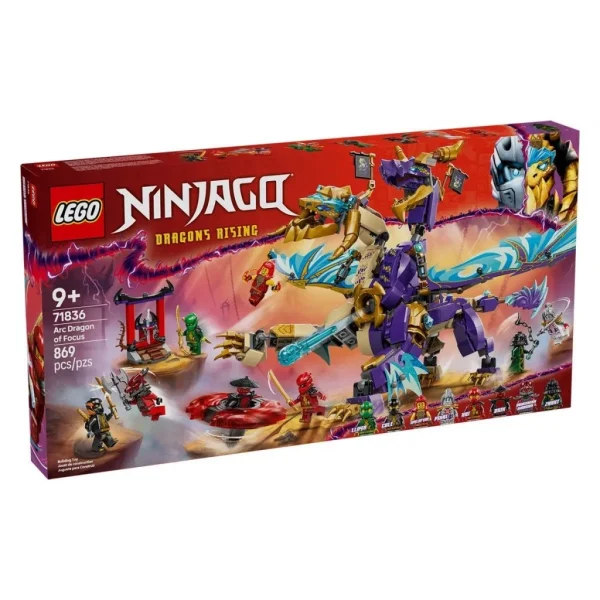 Nessiworld 71836  Ninjago Focusun Ark Ejderhası 869 parça +9 yaş