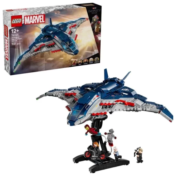 Nessiworld 76325 Lego Marvel Avengers: Age of Ultron Quinjet 1131 parça +12 yaş