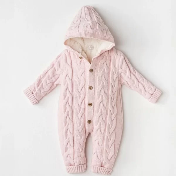 Nessiworld    AC24336 Knitwear Triko Bebe Kozmonot Pink Melange