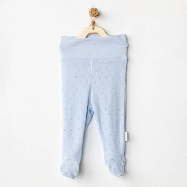 Nessiworld   AC24706 Jacquard Patikli Bebek Pantolon Blue