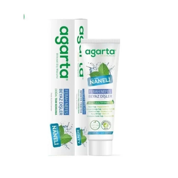 Nessiworld Agarta Doğal Diş Macunu 100 ml Nane Özlü