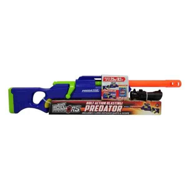 Nessiworld Air Warriors Predator 4 Mermili Sünger Dart Atan Silah