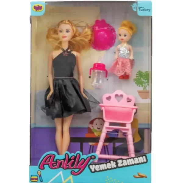 Nessiworld Anlily Yemek Zamanı 2li Bebek Seti 02432