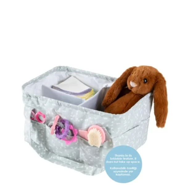 Nessiworld BabyJem Katlamalı Anne & Bebek Organizer 795 Yeşil Çiçek