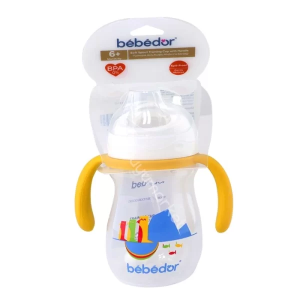 Nessiworld Bebedor Yumuşak Uçlu Kulplu Alıştırma Bardağı 270ml 7503