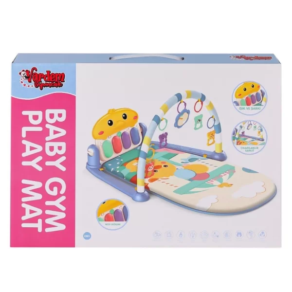 Nessiworld BIB-698-93-94 Pianolu Ördek Bebek Oyun Halısı
