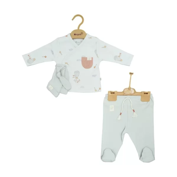 Nessiworld Bibaby Biorganic Teach Me 3Lü Zıbın Set 73340 Red