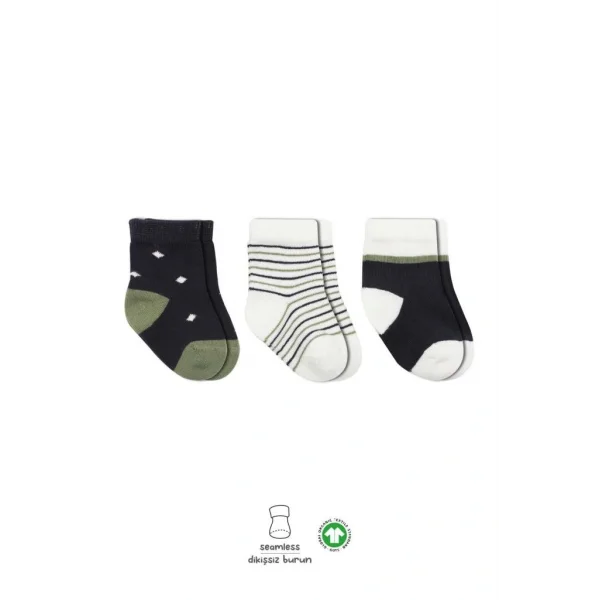 Nessiworld Bistyle 3Lü Penye Erkek Soket Çorap BS10111 Antrasit