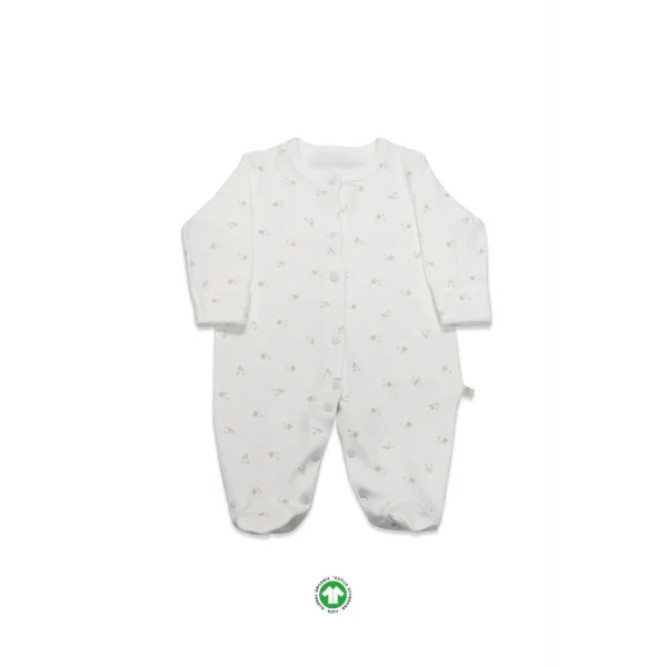 Nessiworld Bistyle Grow İn Love Bebe Tulum 15103 Pembe Ekru