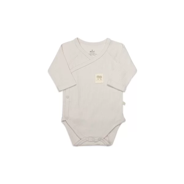 Nessiworld Bistyle Organic Modal Flying Balloons Kruvaze Uzun Kol Body BS17121 Bej