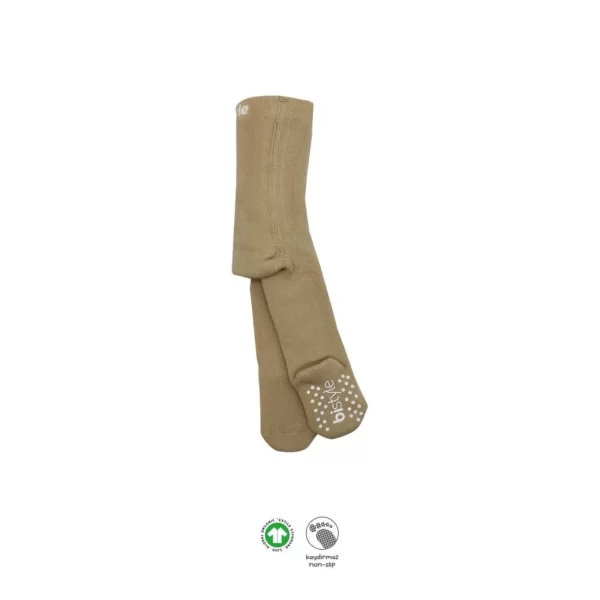 Nessiworld Bistyle Tekli Kaymaz Mix Havlu Külotlu Çorap 50501 Bej