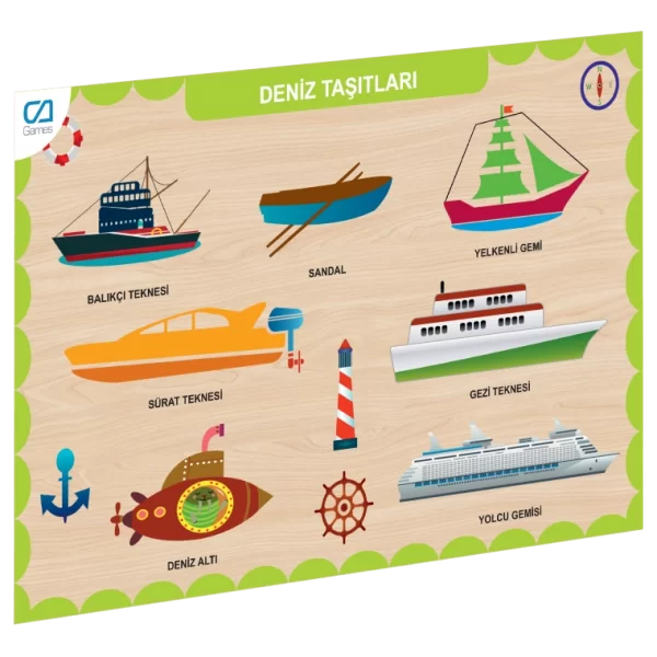 Nessiworld CAAHS-3201 AHŞAP DENİZ TAŞITLARI BUL-TAK