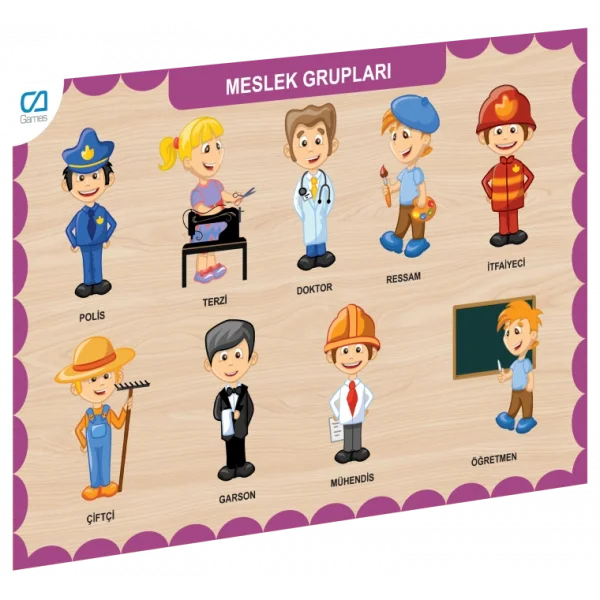Nessiworld CAAHS-3203 AHŞAP MESLEK GRUPLARI BUL-TAK