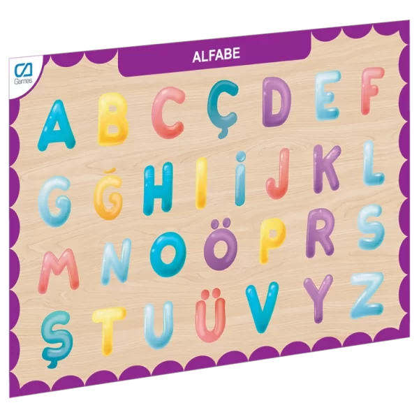 Nessiworld CAAHS-3208 AHŞAP ALFABE BUL-TAK