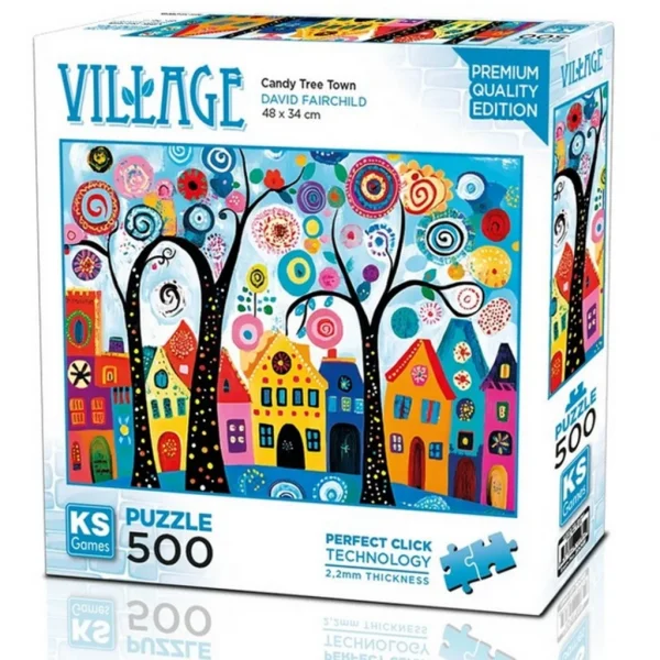 NessiWorld Candy Tree Town Puzzle 500 Parça