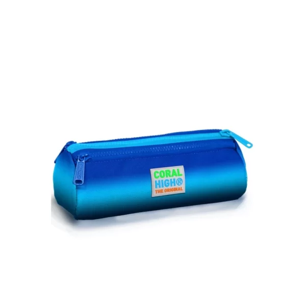 Nessiworld  Coral High Kids Lacivert Mavi renk Geçişli Üç Bölmeli Kalem Çantası 22045