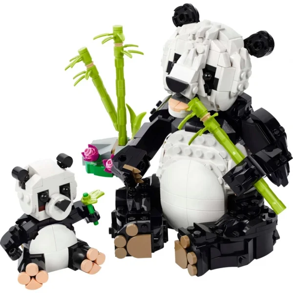 Nessiworld  Creator 3ü 1 Arada Vahşi Hayvanlar: Panda Ailesi Oyun Seti 31165