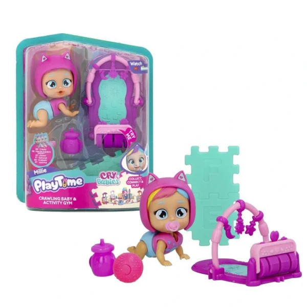 Nessiworld CYP04000 Cry Babies Play Time Mini Millie Bebek ve Aktivite Halısı
