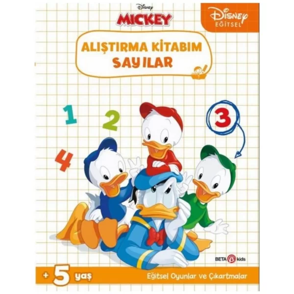 Nessiworld Disney Eğitsel Çıkartmalı Alıştırma Kitabım Sayılar