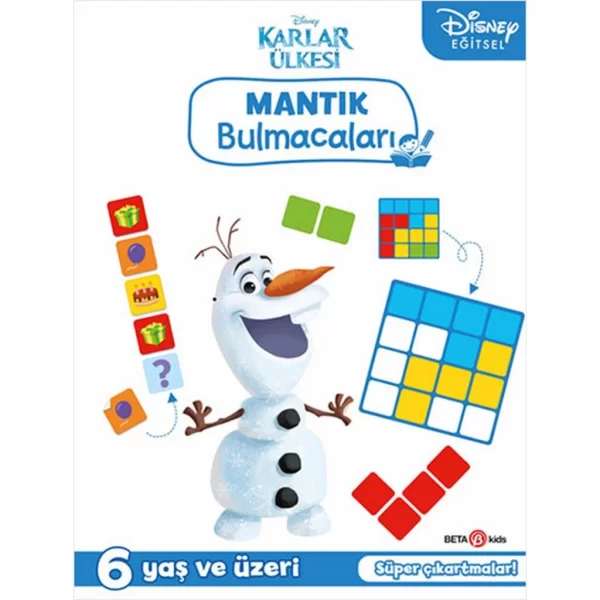 Nessiworld Disney Eğitsel Karlar Ülkesi Çıkartmalı Mantık Bulmacaları