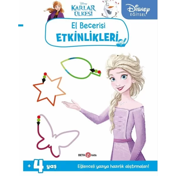 NessiWorld Disney Eğitsel Karlar Ülkesi El Becerisi Etkinlikleri Yazıya Hazırlık