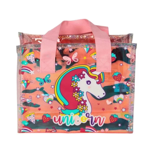 Nessiworld Dream Vest Şeffaf Hologram Unicorn El Çantası