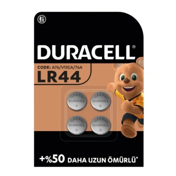 Nessiworld Duracell Özel Alkalin 4Lü 1,5V Düğme Pil LR44